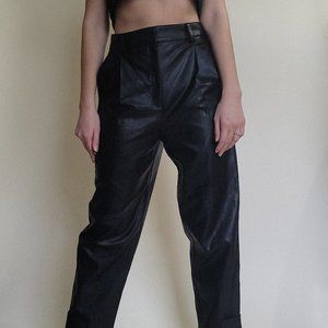 Faux Leather Pants